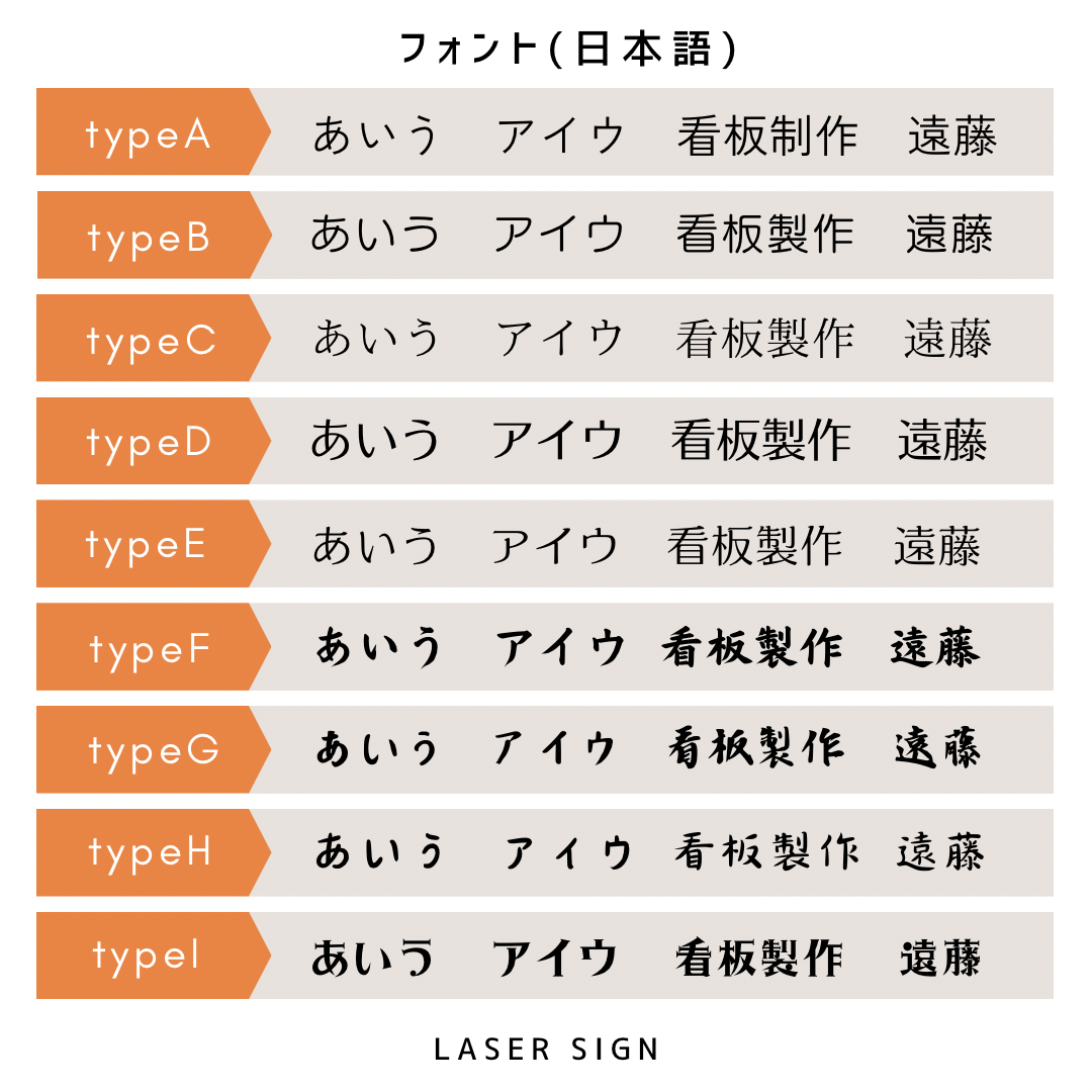 表札｜flat bar｜ステンレス（HL）